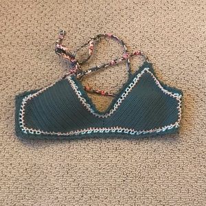 Target crocheted bikini top